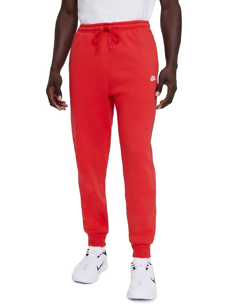 Red Nike Club Fleece Men's Joggers