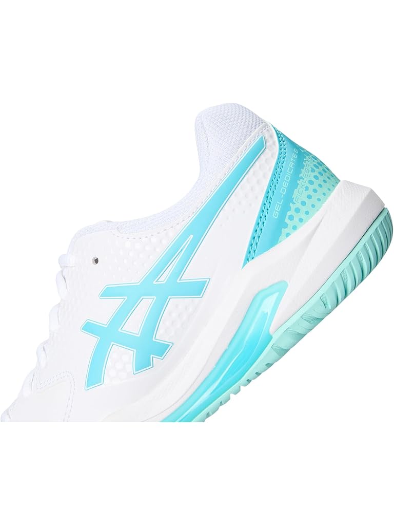 White ASICS Women's GEL-Dedicate 8 Pickleball