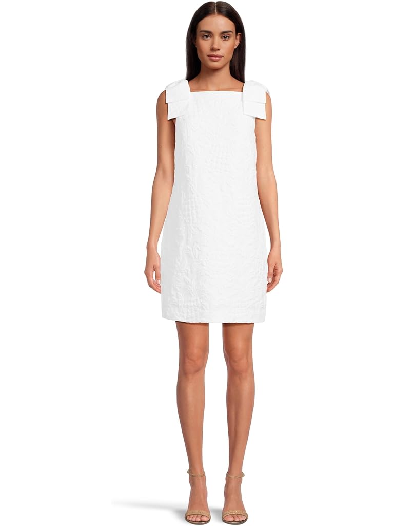 White Lilly Pulitzer Carmine Stretch Shift