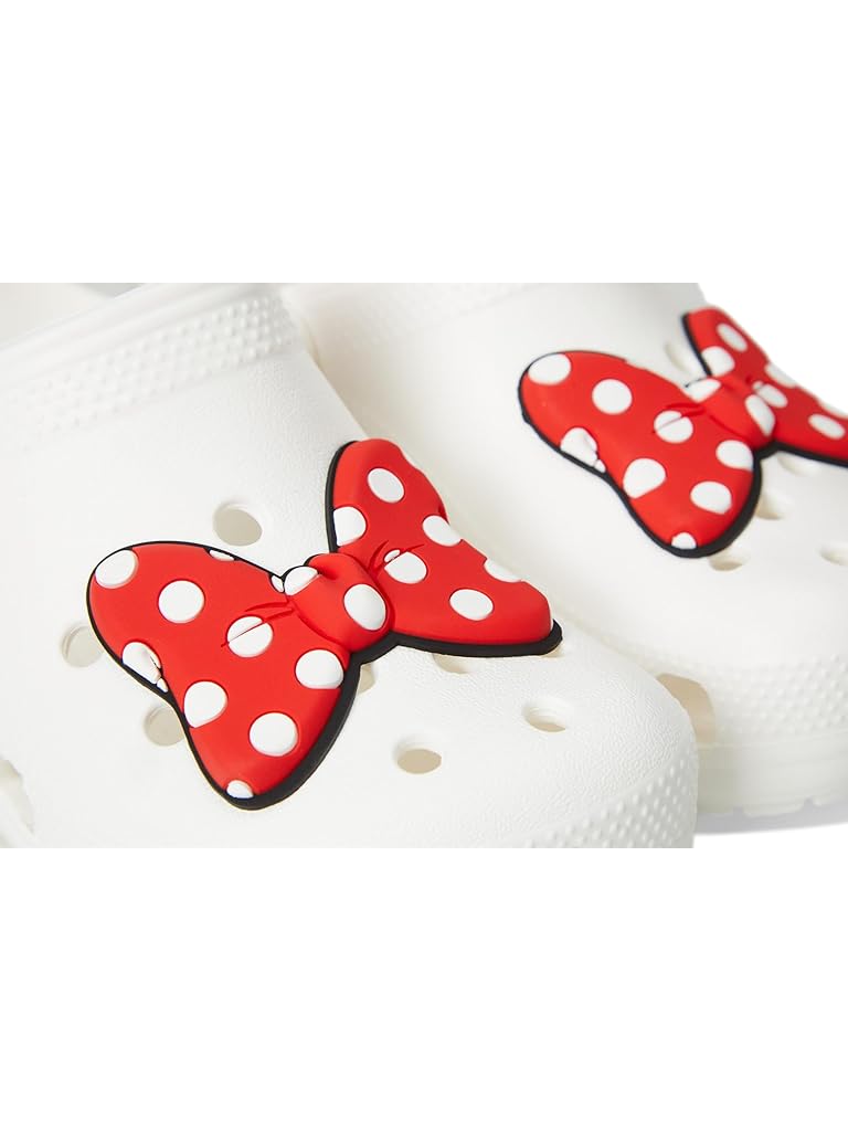 White Crocs Kids Disney Minnie Mouse™ Classic Clog (Little Kid/Big Kid)