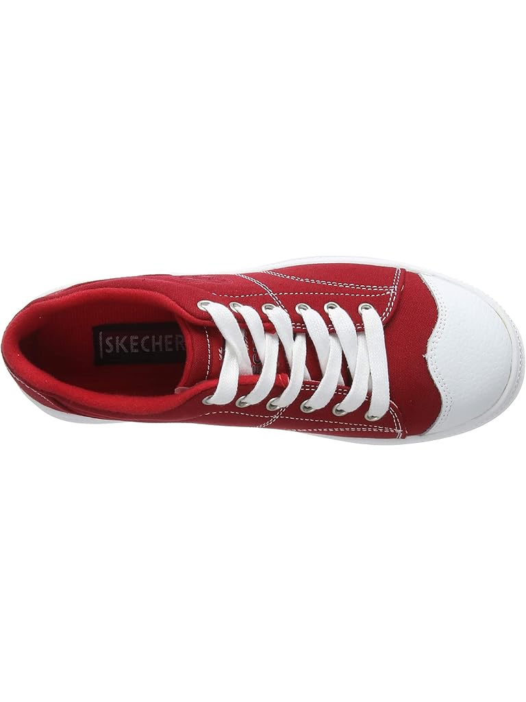 Red SKECHERS Women's Roadies-True Roots Sneaker