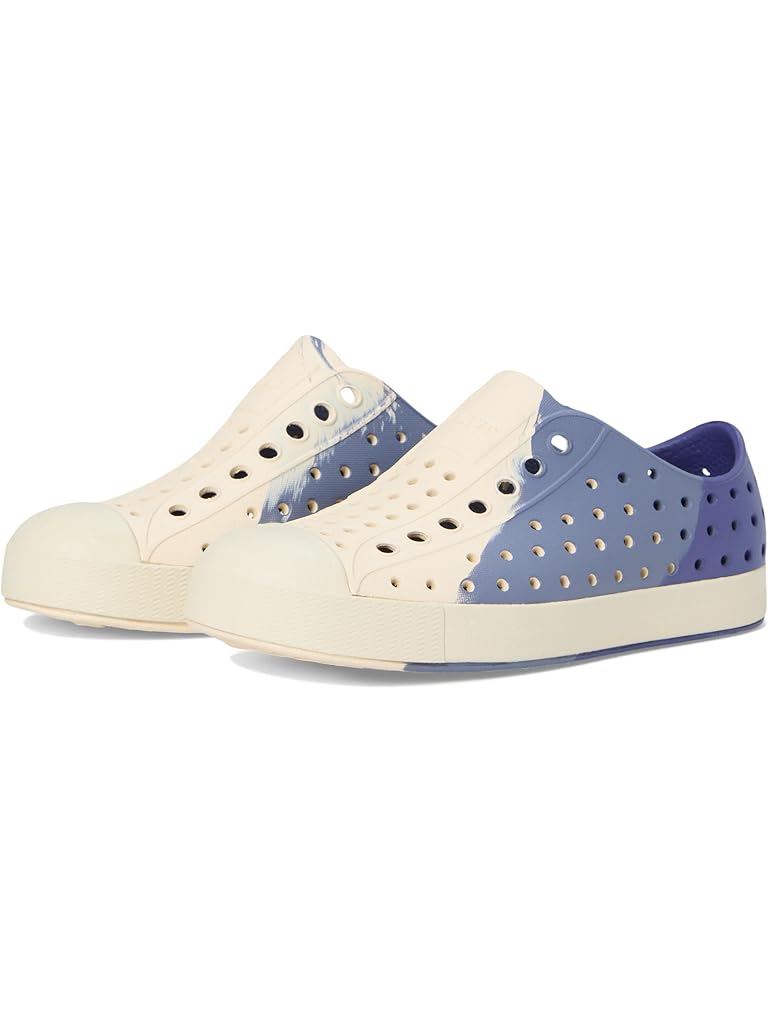 Blue Native Shoes Kids Jefferson Bloom Marble (Little Kid/Big Kid)