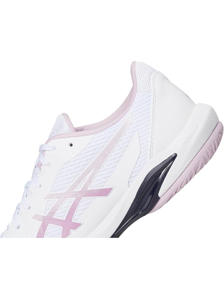 White ASICS Women's Solution Swift FF 2 Tennis Shoe