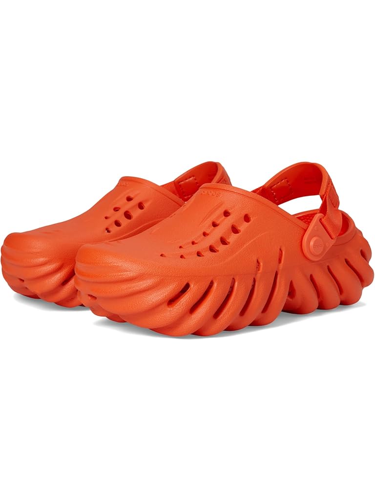 Red Crocs Kids Echo Clog (Little Kid/Big Kid)