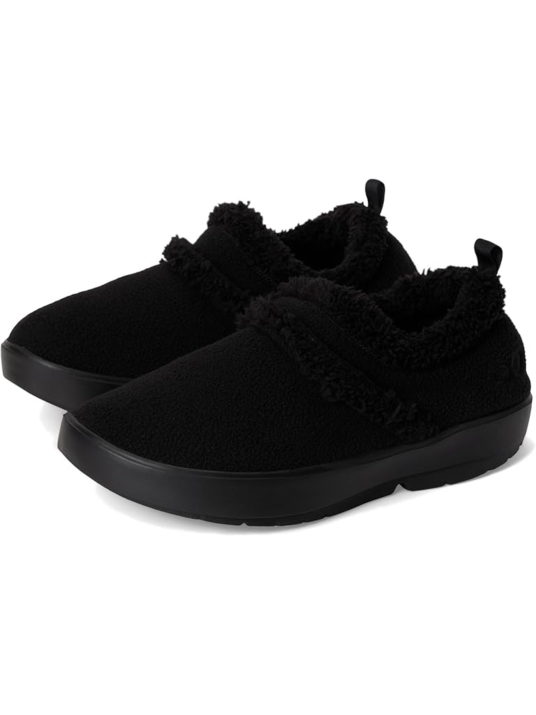 Black OOFOS Women's OOcoozie Low