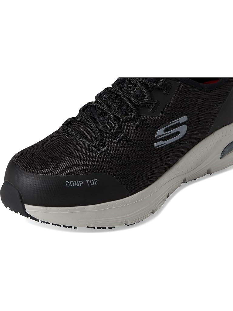 Black SKECHERS Work Arch Fit SR Composite Toe