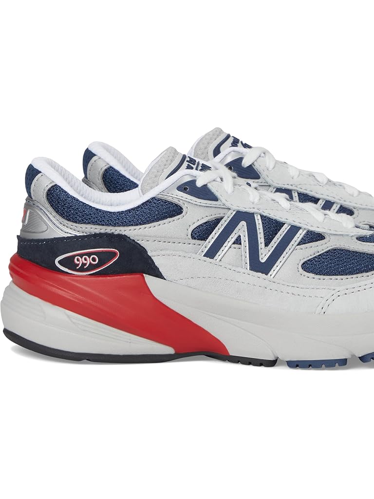 Gray New Balance Kids 990v6 (Big Kid)