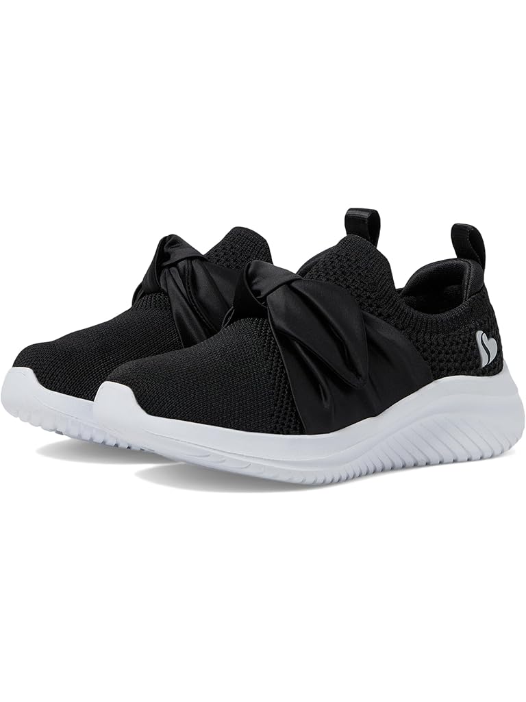 Black SKECHERS KIDS Ultra Flex 3.0 Stretch Knit (Little Kid/Big Kid)