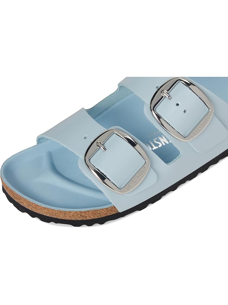 Blue Birkenstock Arizona Big Buckle High Shine