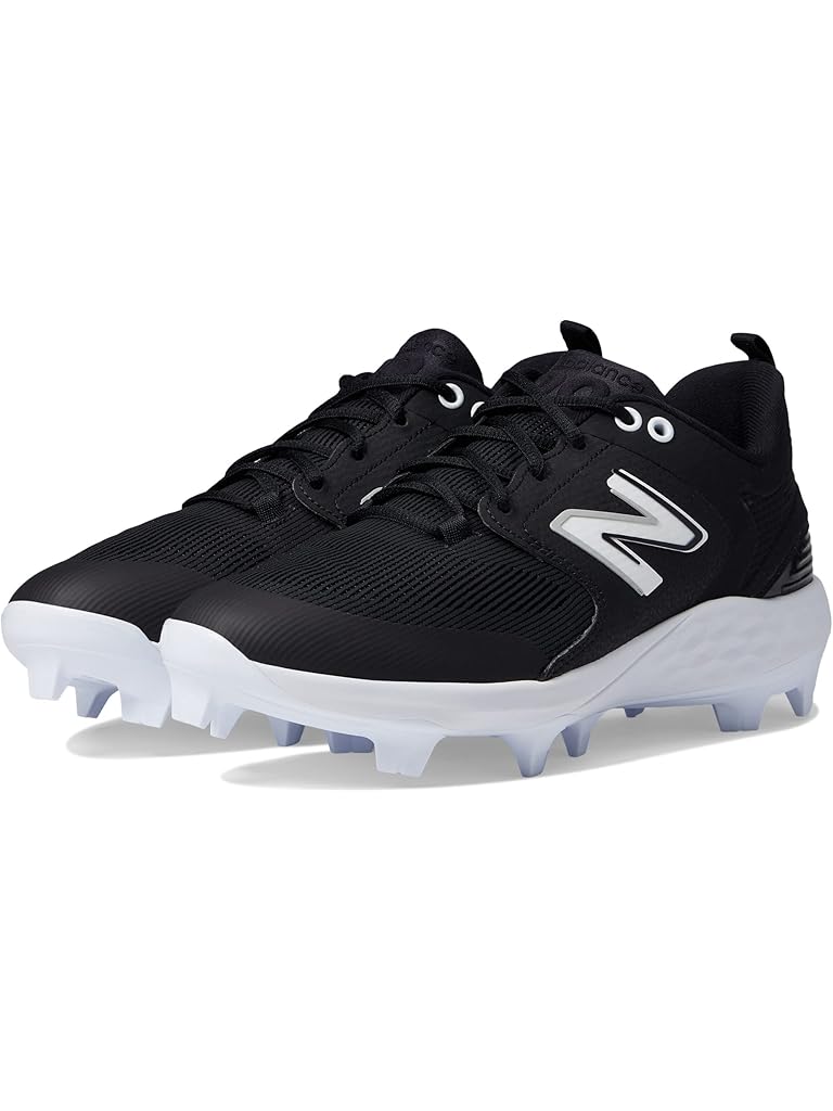 Black New Balance Fresh Foam 3000v6 Molded Baseball Cleats