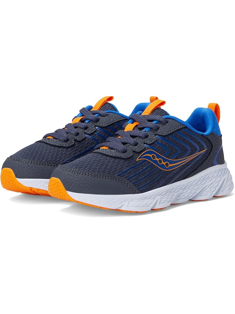 Navy Saucony Kids Wind 3.0 (Little Kid/Big Kid)