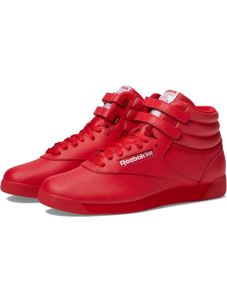 Red Reebok Lifestyle Women's Freestyle Hi High Top