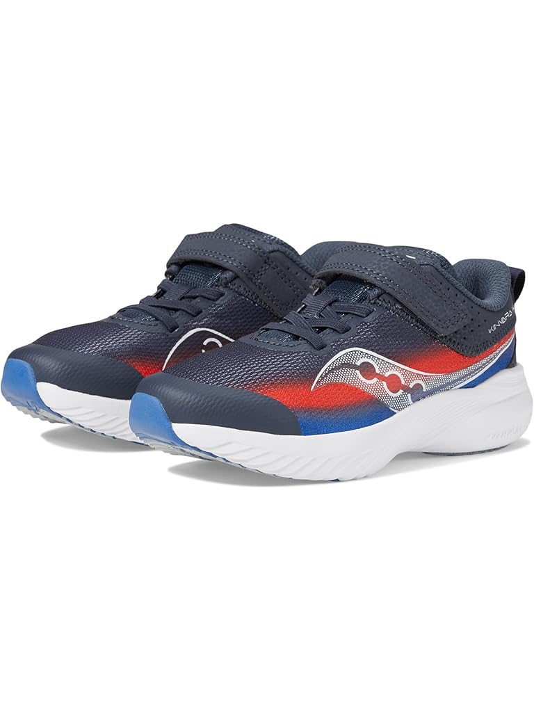 Multi Saucony Kids Kinvara 14 A/C Sneakers (Little Kid/Big Kid)
