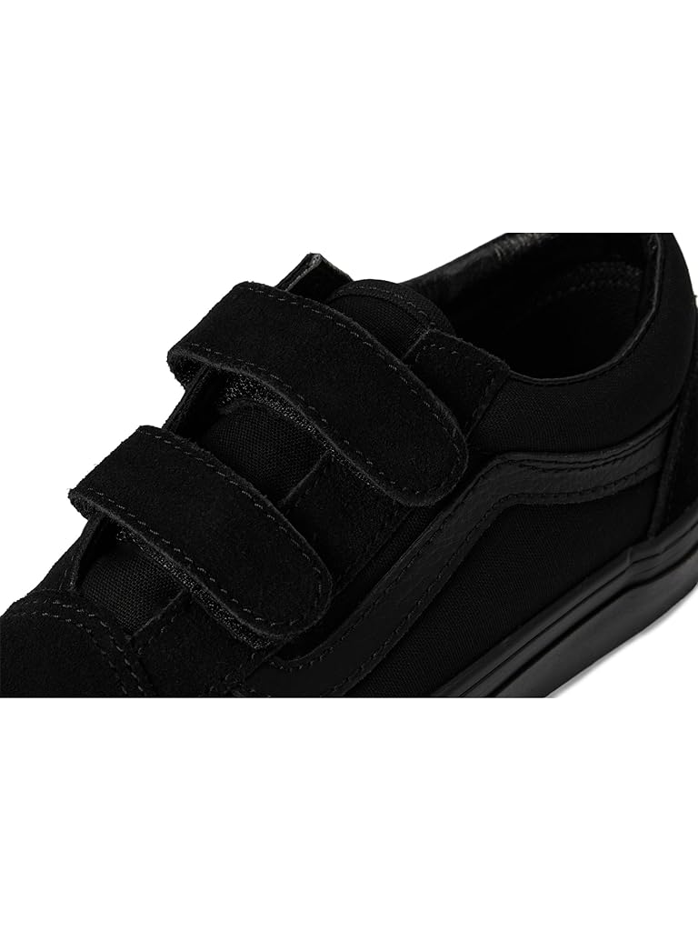 Black Vans Kids Old Skool V (Little Kid/Big Kid)