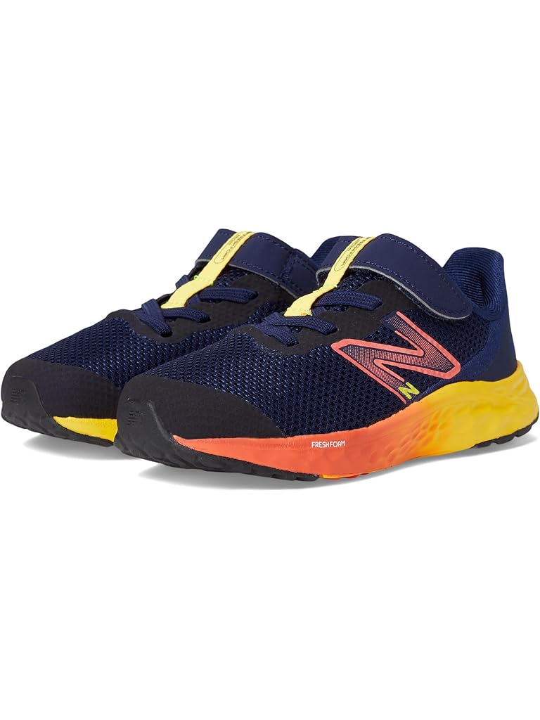 Multi New Balance Kids Fresh Foam Arishi v4 Bungee Lace with Hook-and-Loop Top Strap (Infant/Toddler)