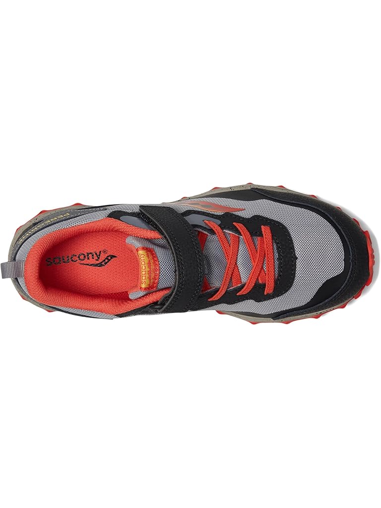 Red Saucony Kids Peregrine Shield KDZ A/C Sneakers (Little Kid/Big Kid)