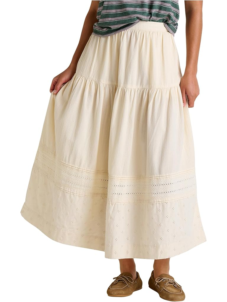 Beige Toad&Co Airscape Midi Skirt