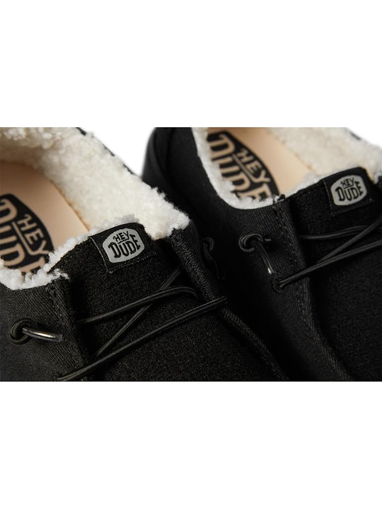 Black Hey Dude Kids Wendy Brushed Cozy (Little Kid/Big Kid)