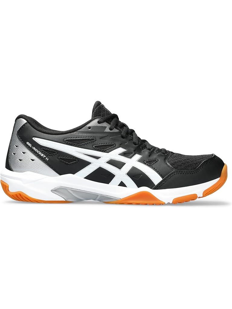 Black ASICS Women's GEL-Rocket 11 Volleyball Shoe