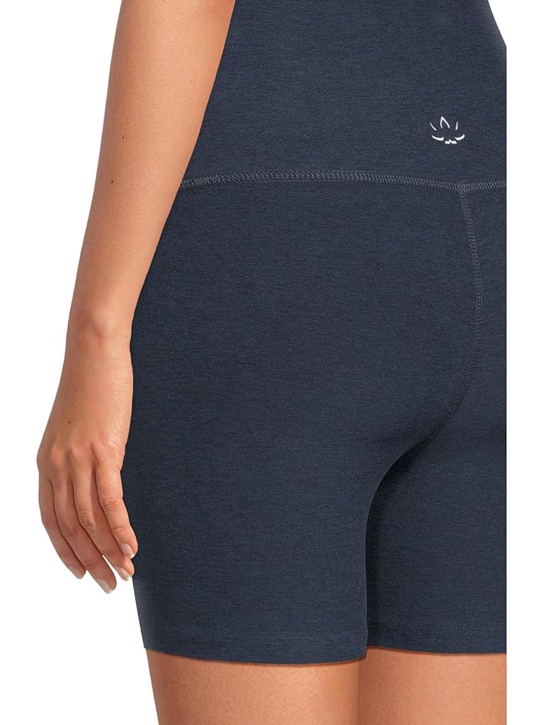 Navy Beyond Yoga Spacedye Keep Pace 5" Biker Shorts