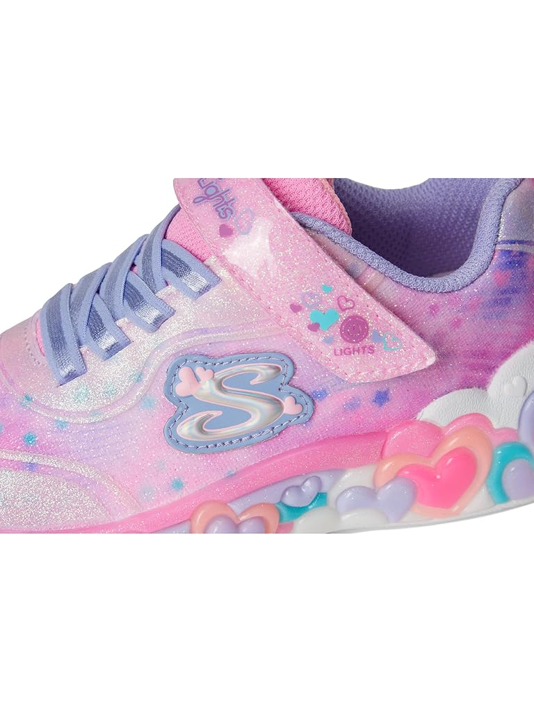 Pink SKECHERS KIDS Eternal Heart Lights 302696L (Little Kid/Big Kid)