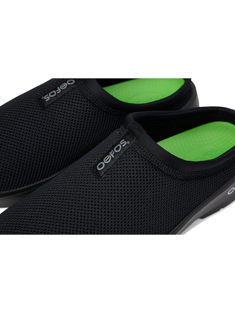 Black OOFOS Women's OOcoozie Sport Mule Shoe