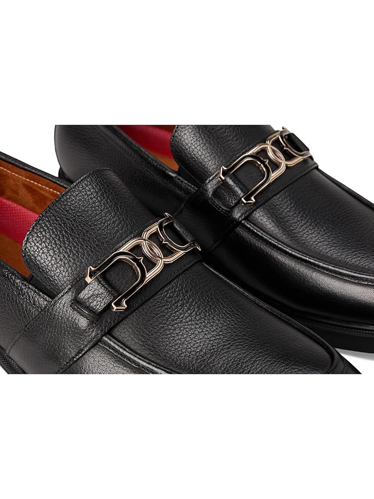 Black Stacy Adams Todridge Moc Toe Slip-On Loafer