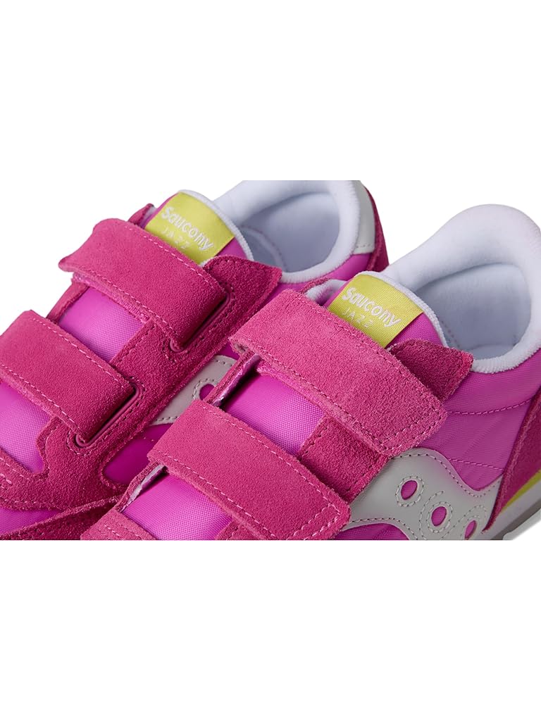Pink Saucony Kids Originals Jazz Double Hook & Loop (Toddler/Little Kid/Big Kid)