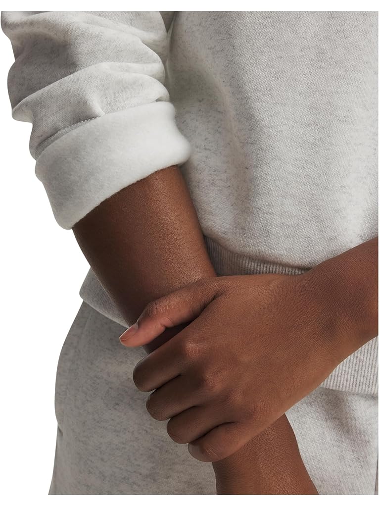 White Under Armour Rival Fleece 1/2 Zip